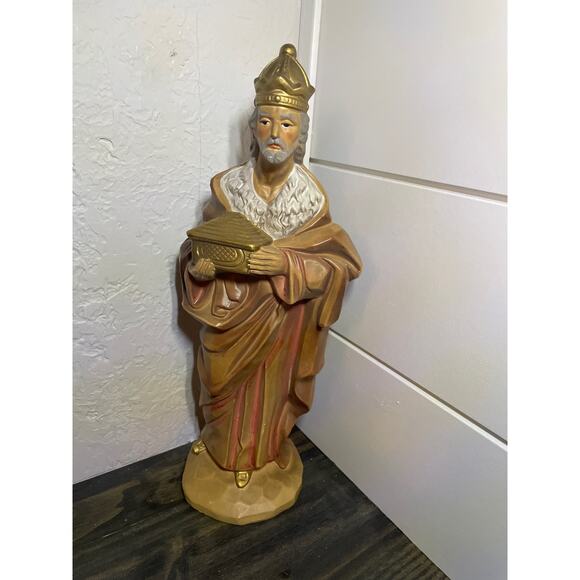 Vintage Lot 3 WISE MEN MAGI Nativity Replacement Figurines & Mule & Camel - Picture 6 of 8